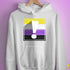 Nonbinary Pride Flag Exclamation Point Hoodie